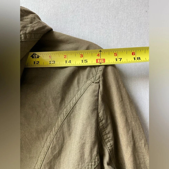 Tough Jeansmith ultility hooded zip up trench jacket Sz  S - Picture 8 of 9